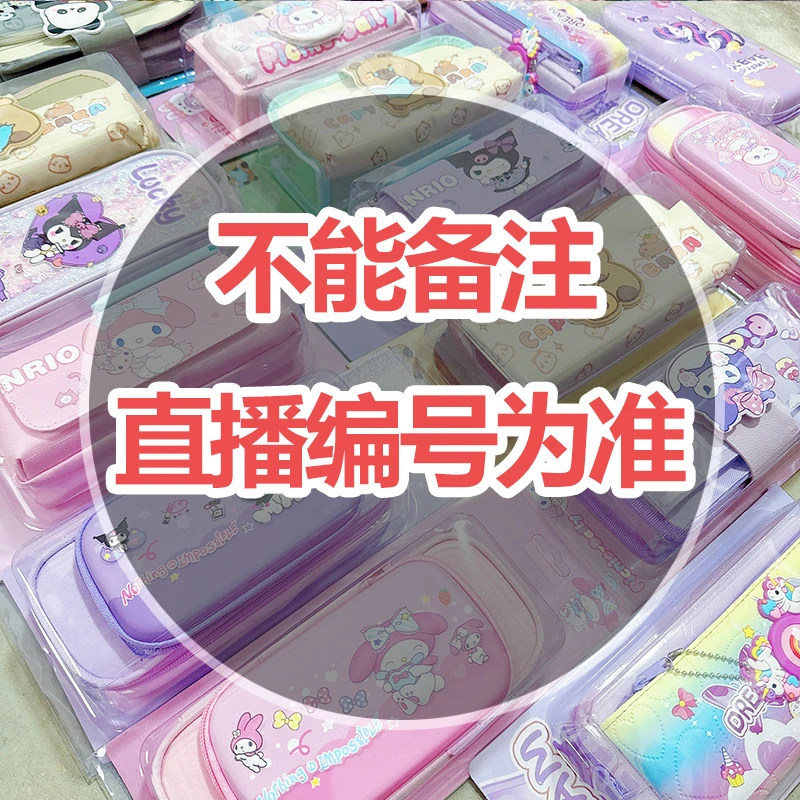 B34【不备注,以直播为准】笔袋
