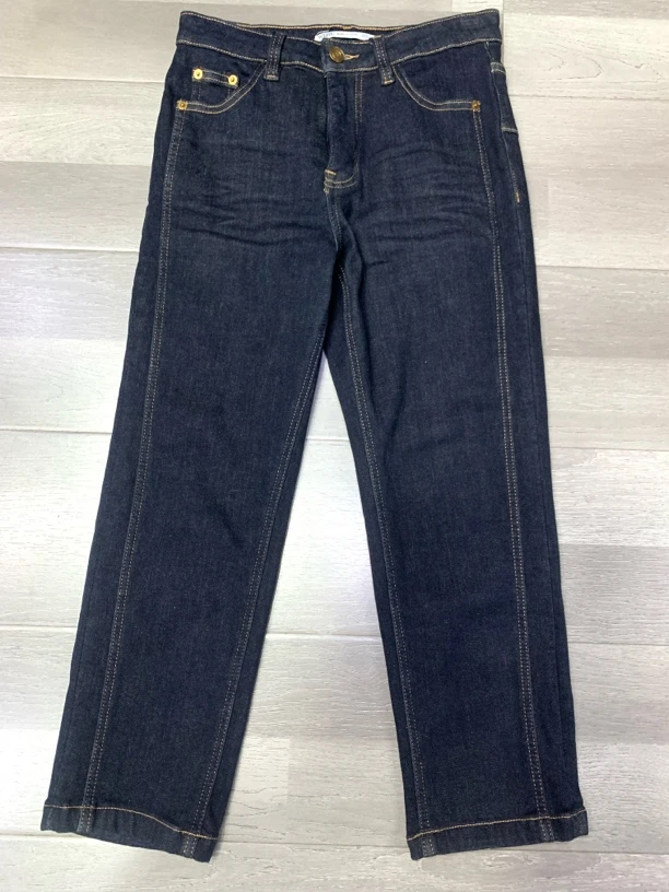 欧货八分牛仔烟管裤版型正好穿搭冬季春秋款