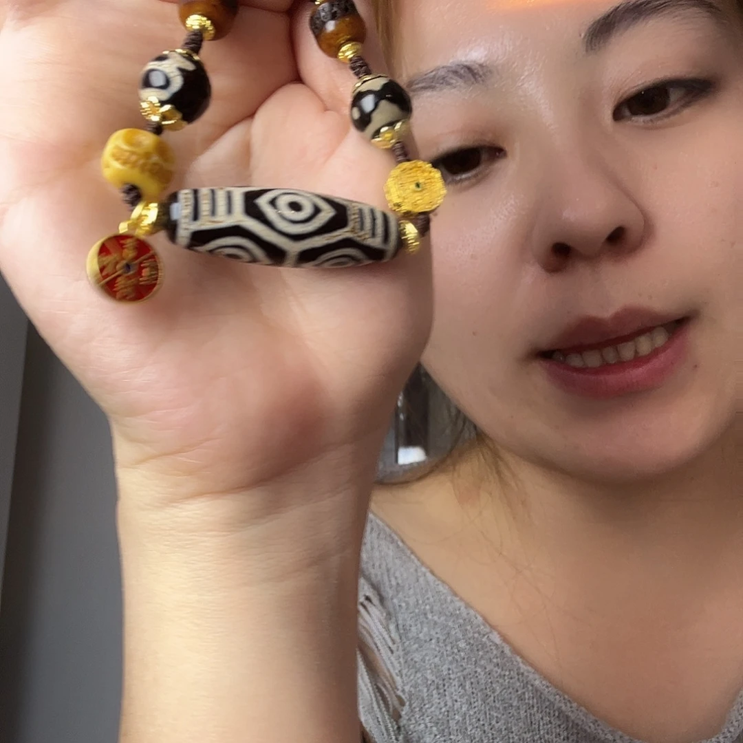 玛瑙/玉髓合金颈饰