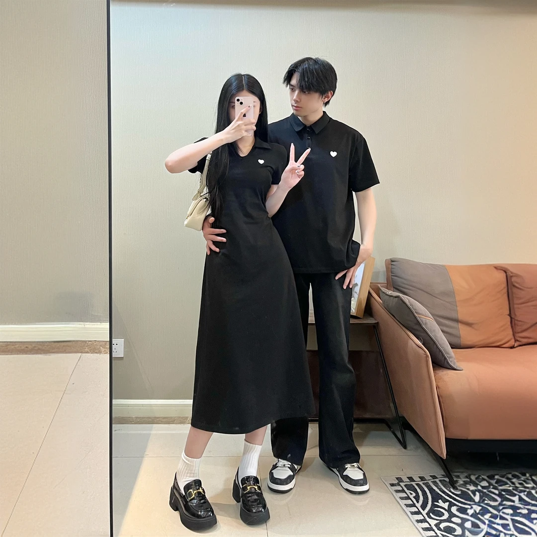 2025新款情侣装夏季不一样的小众设计感收腰显瘦裙子百搭修身裙