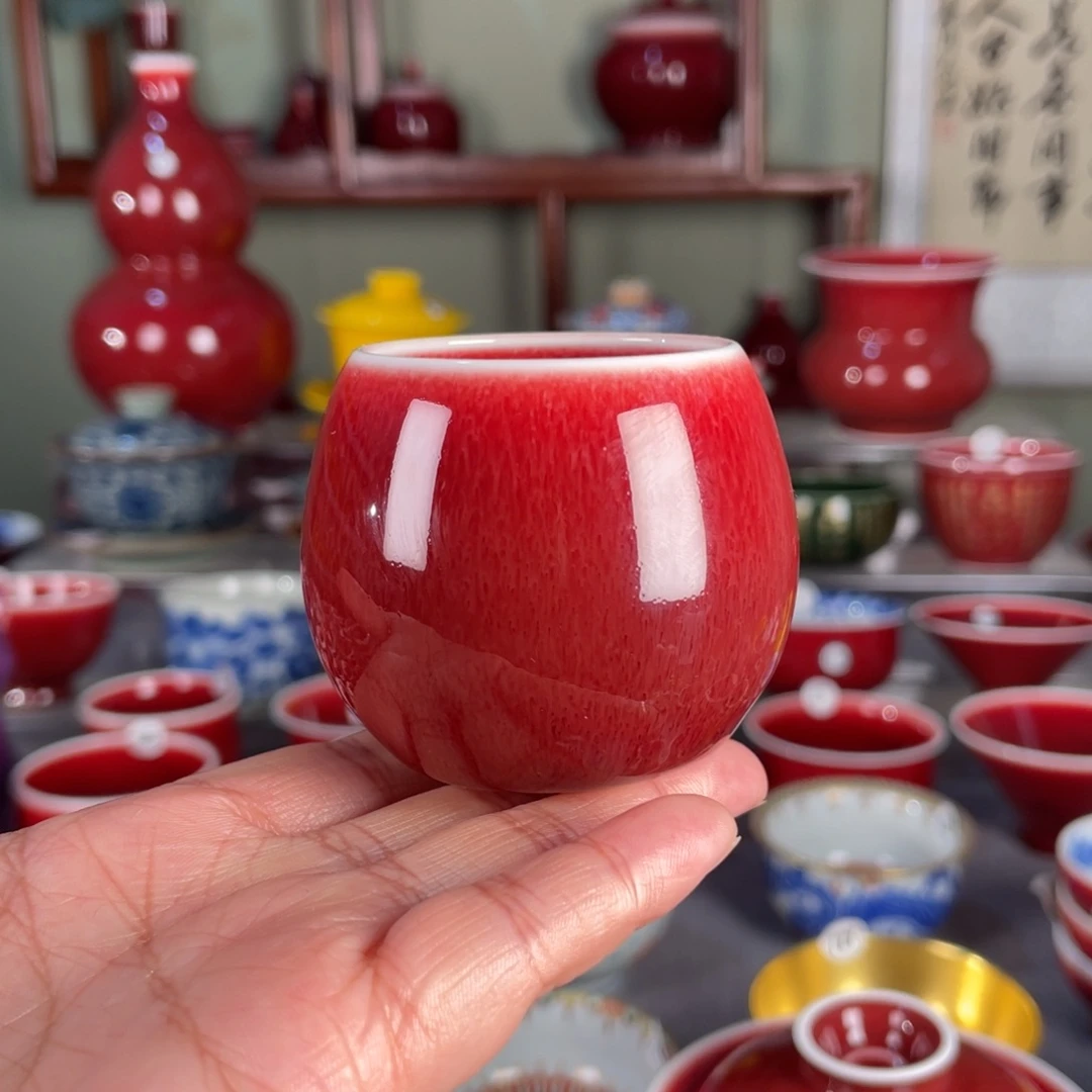 清欢雅玩原矿微瑕龙蛋杯