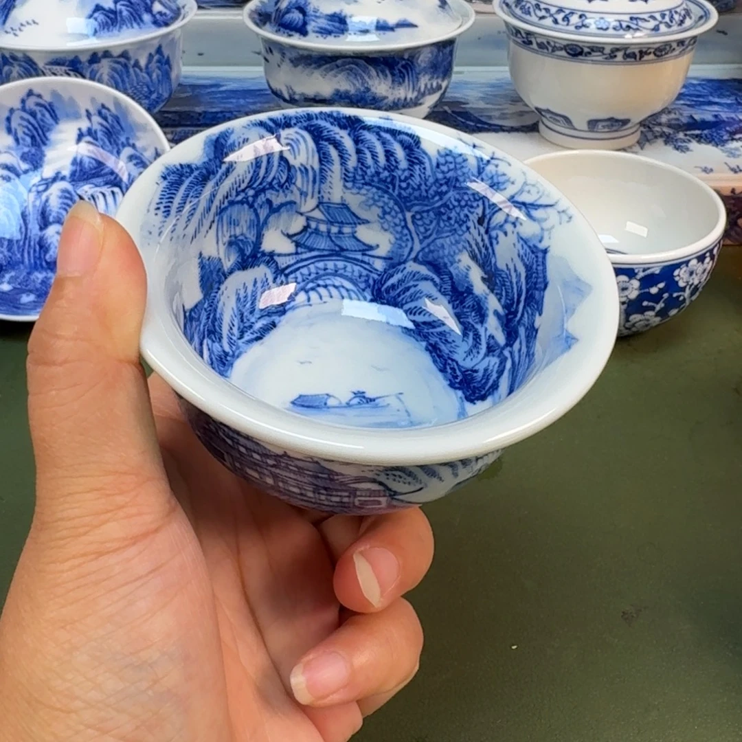 景德镇纯手绘茶具圆圆264
