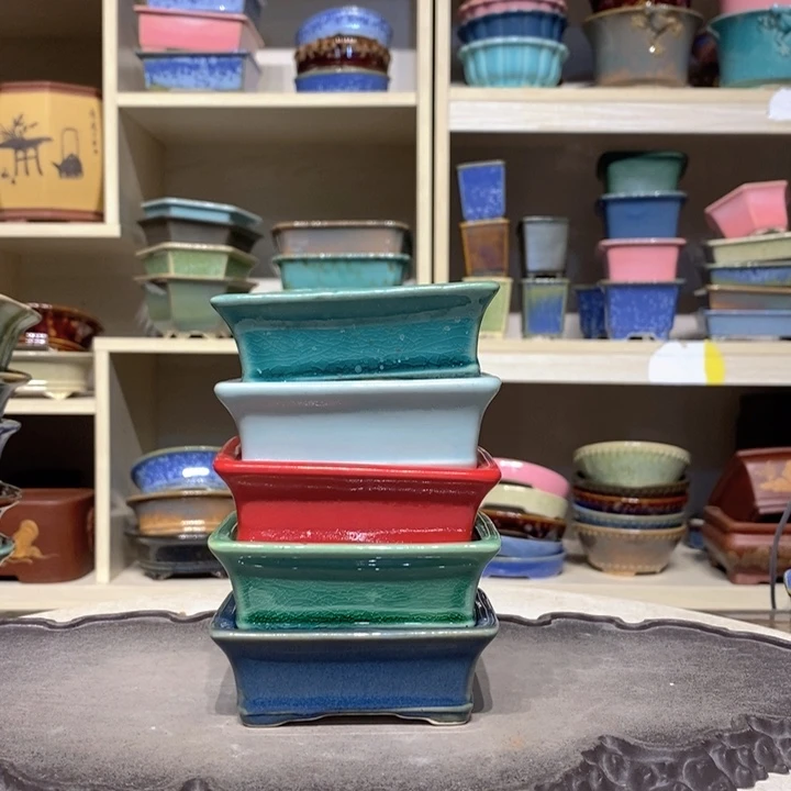 紫砂花盆瑕疵3-9-7。。。（5）