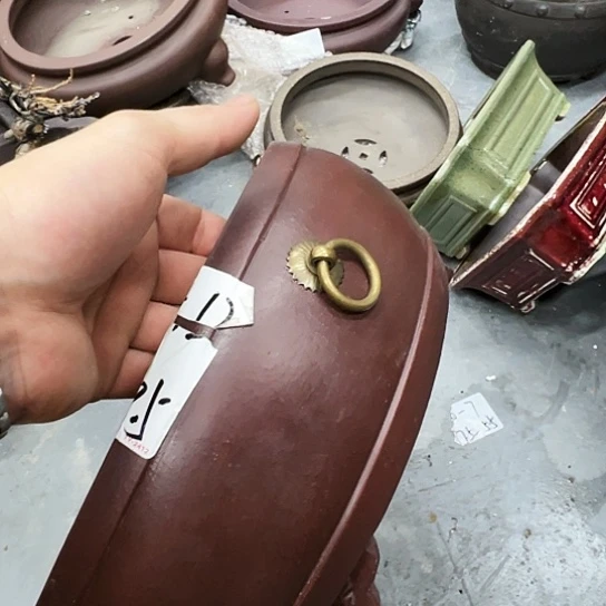 紫砂花盆漂亮漂亮