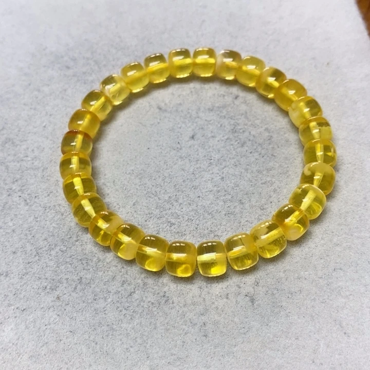 未镶嵌蜜蜡裸石串