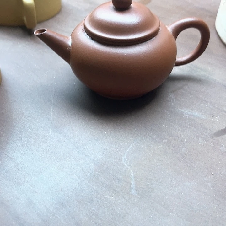 鹏***茶壶紫砂朱泥小水平