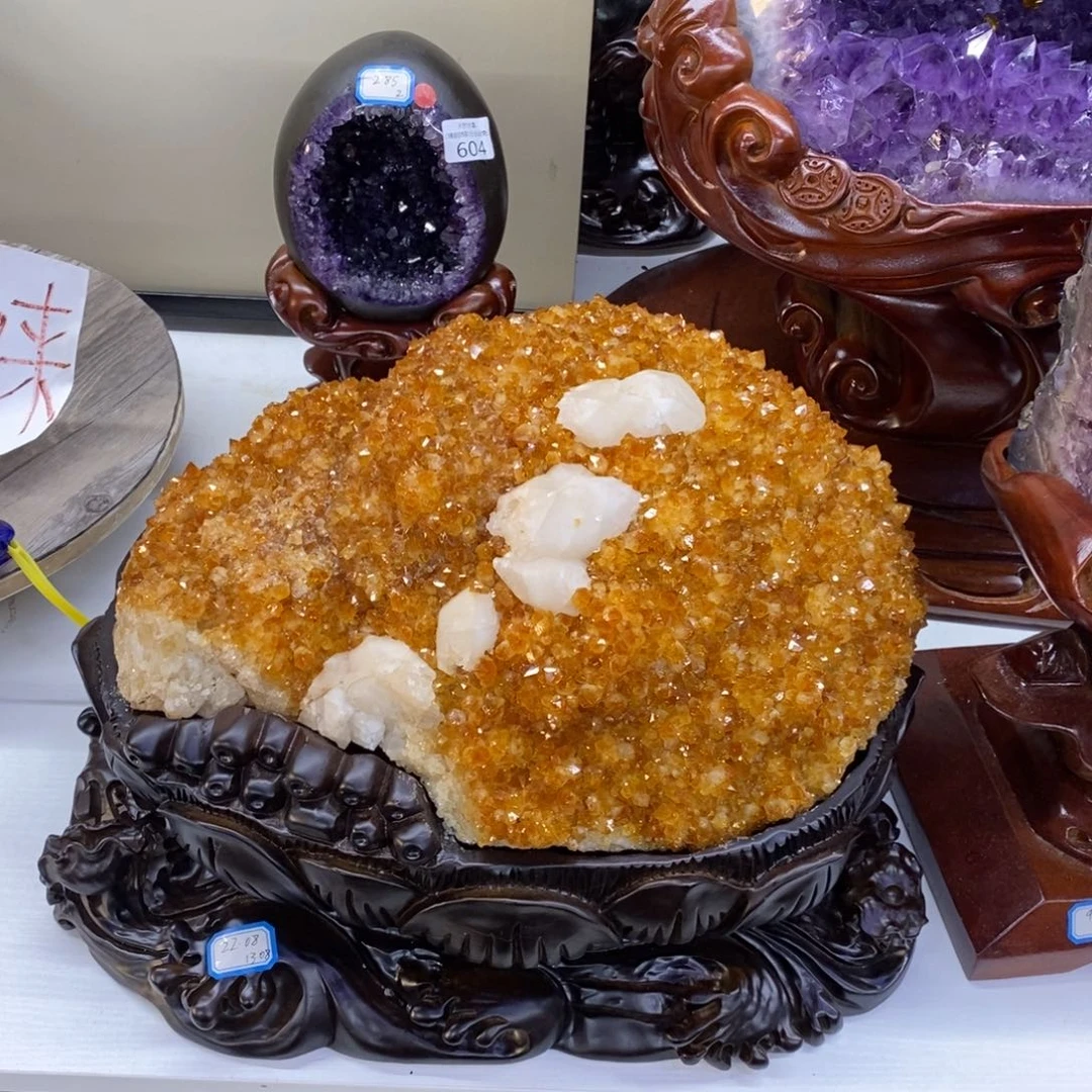 紫晶未镶嵌大型摆件（非配饰）莹