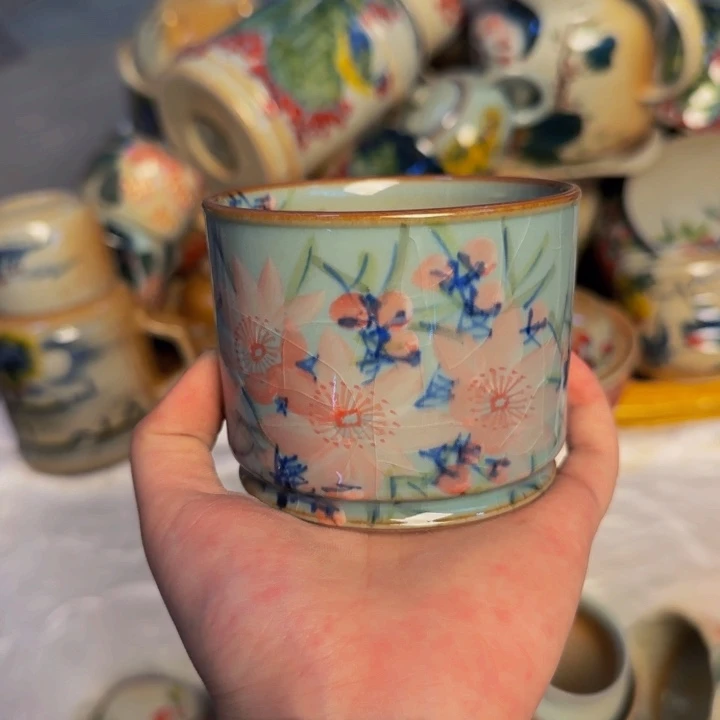 瓷片景德镇陶瓷手工手绘