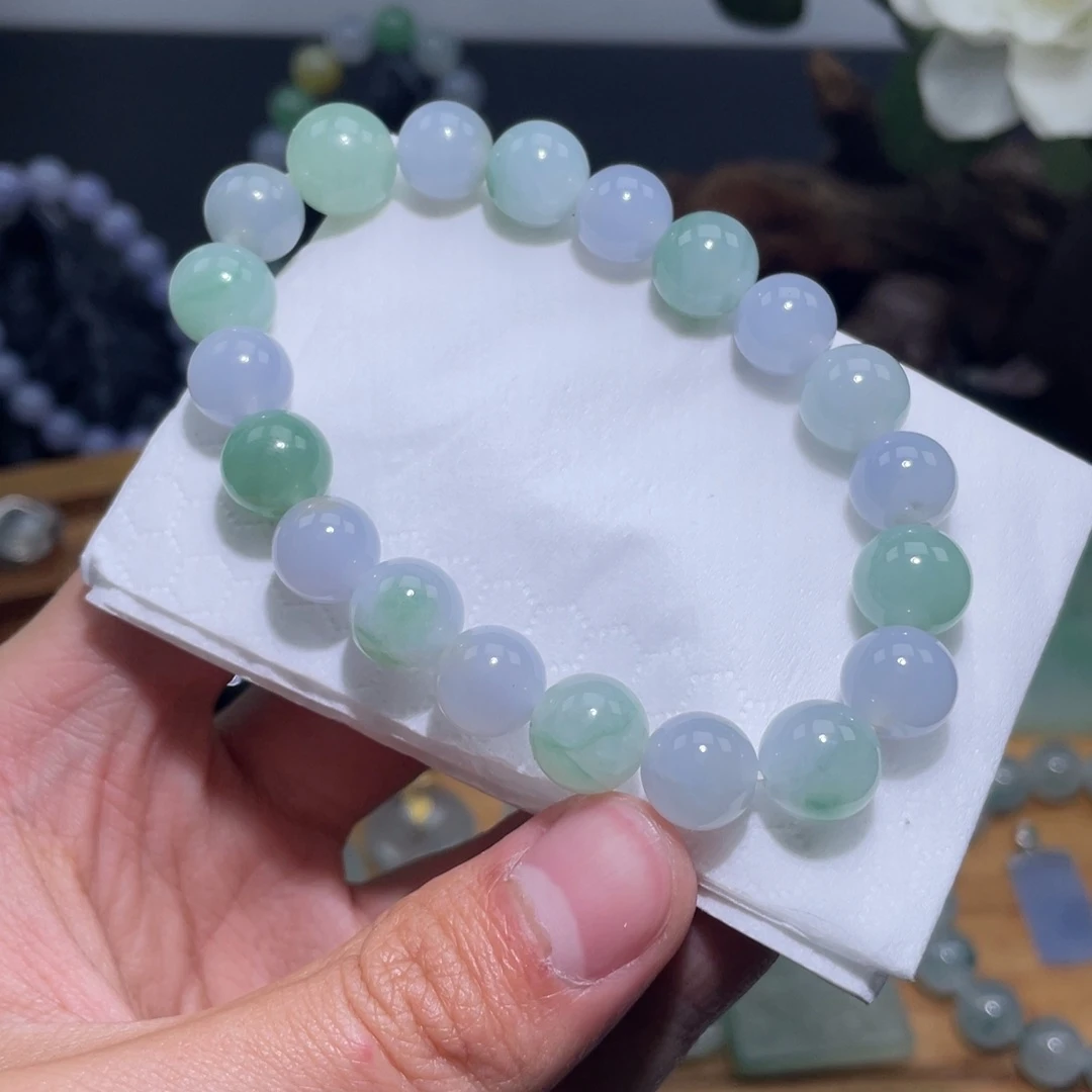 定制翡翠未镶嵌手串