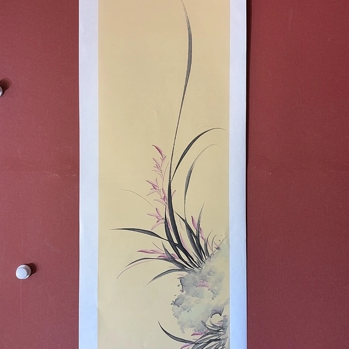 国画听兰老师花鸟