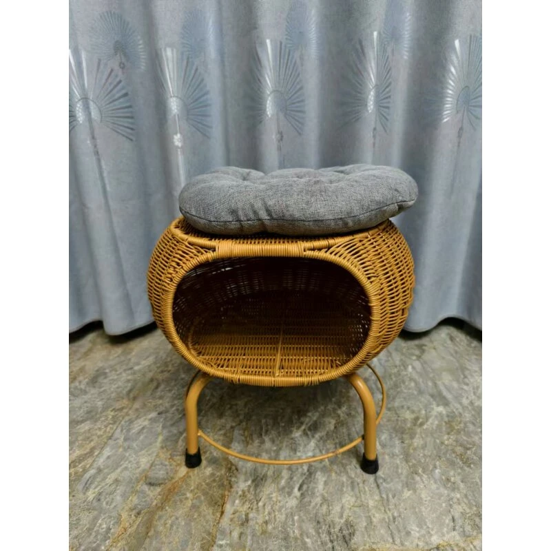 G111手工编织收纳凳换鞋凳茶凳