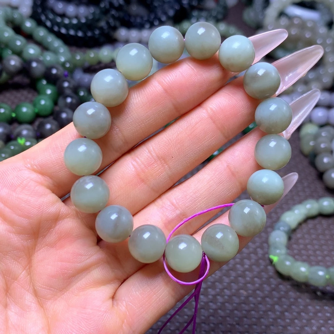 和田玉未镶嵌手串卡11