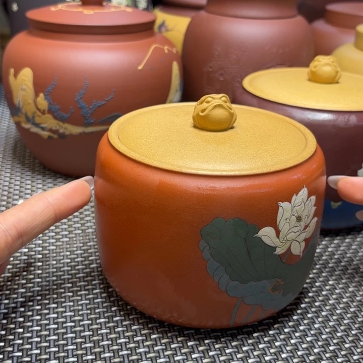 紫砂茶叶罐中高端紫砂茶叶罐