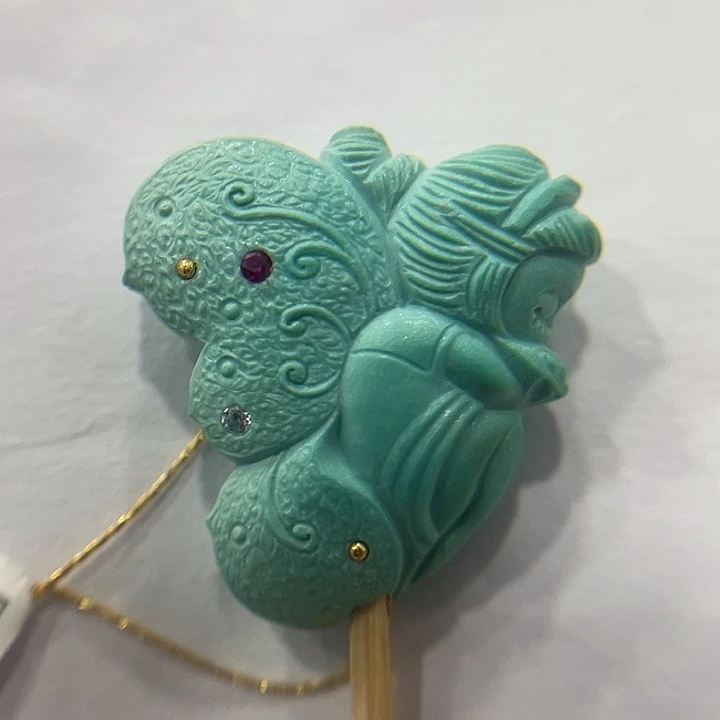 绿松石未镶嵌珠宝奇石