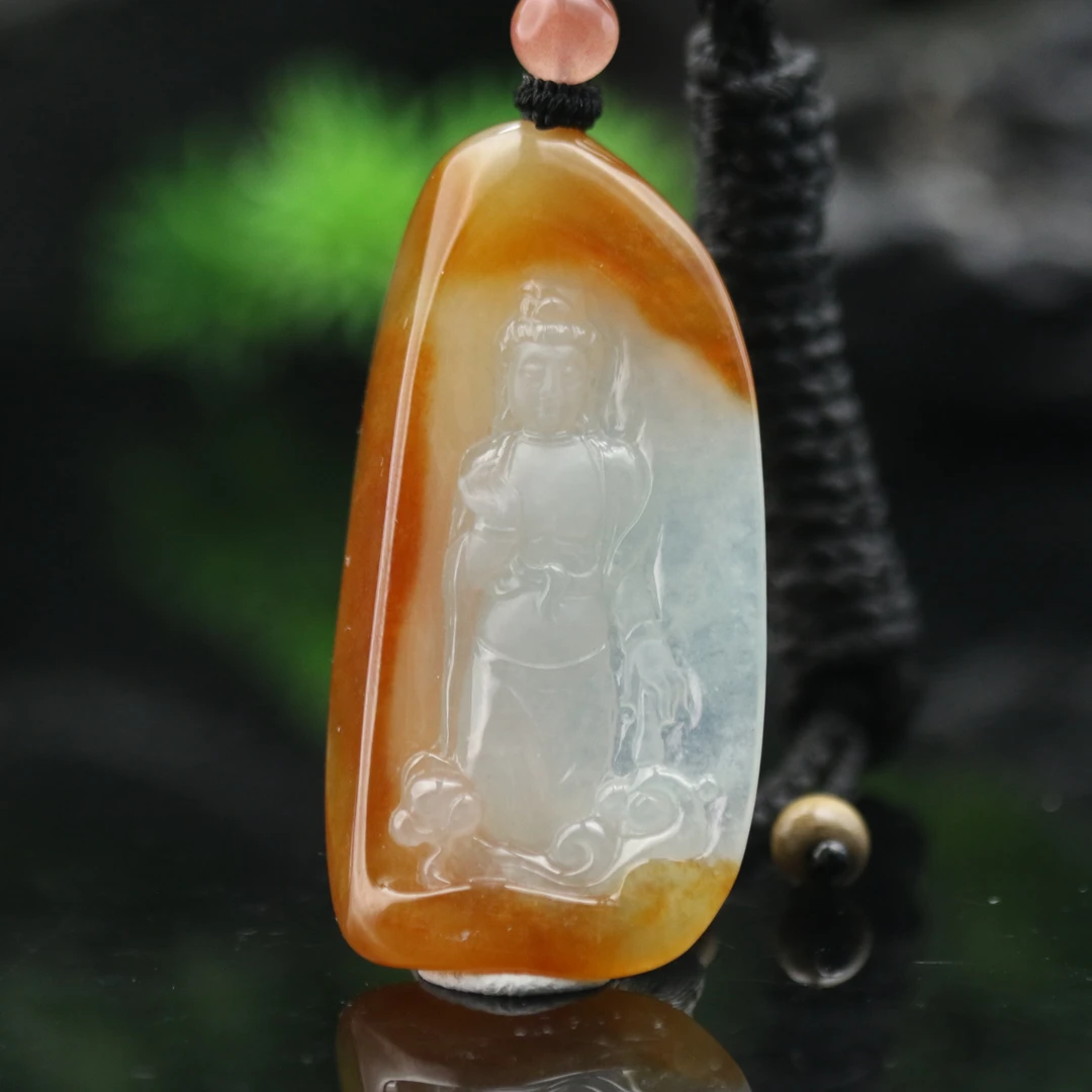 FC63天然缅甸翡翠A货观音/600288/保利厦门拍卖