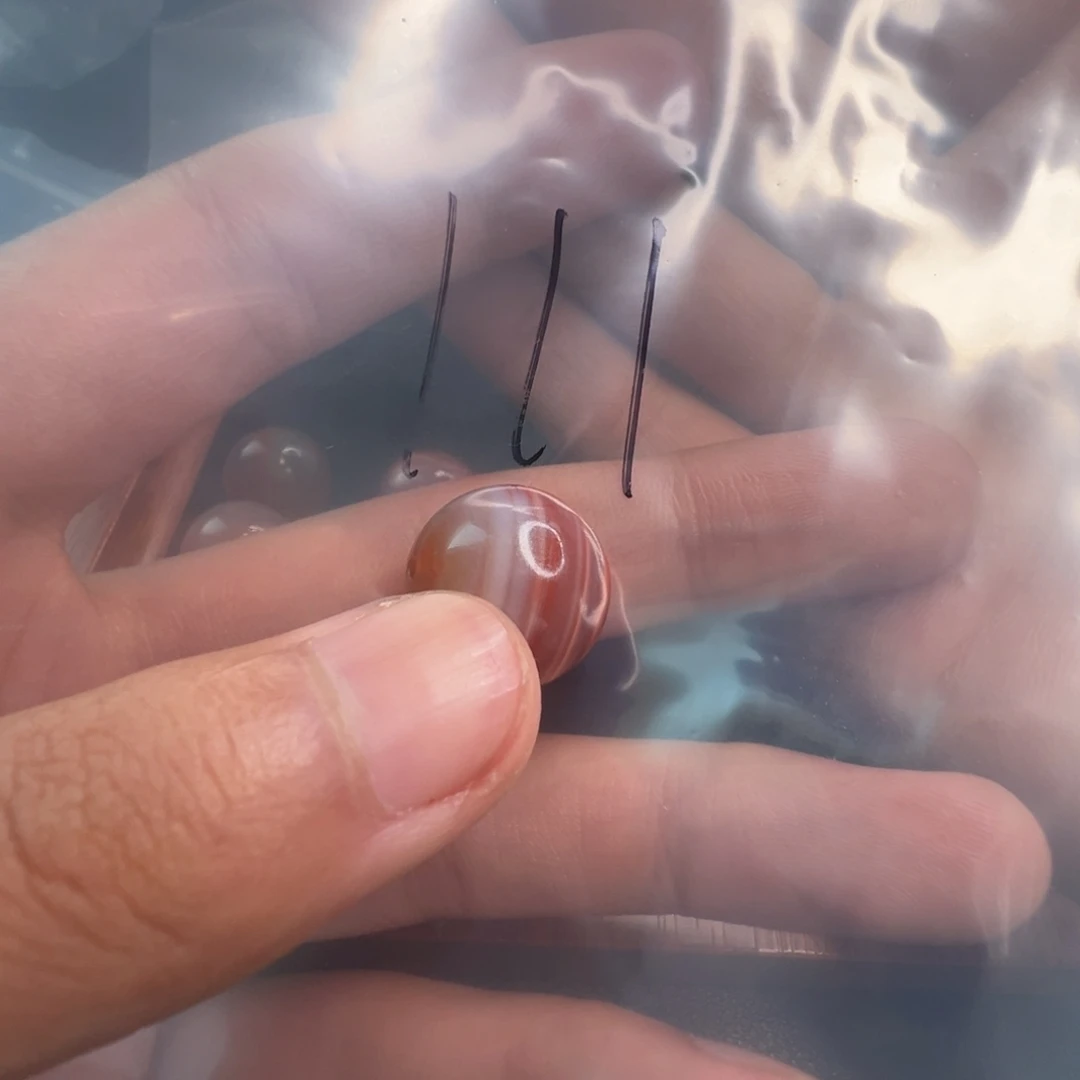 南红玛瑙未镶嵌配饰111号南红单珠16+