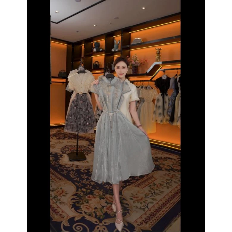 【G】春夏优雅百搭时尚中国风女装连衣裙 GS-56103