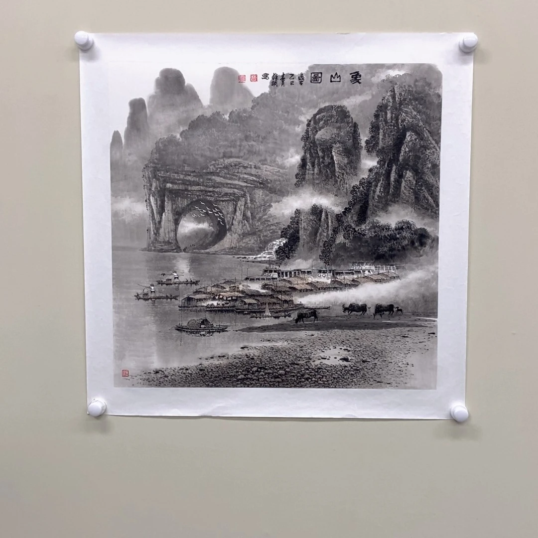 国画莫桂明四尺斗方精品佳作