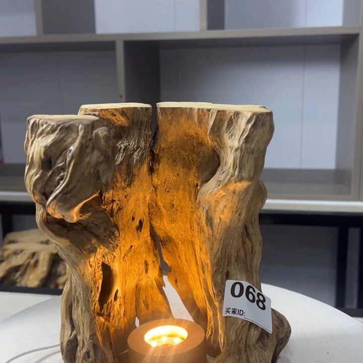 木石榴木榴疤风化木氛围灯