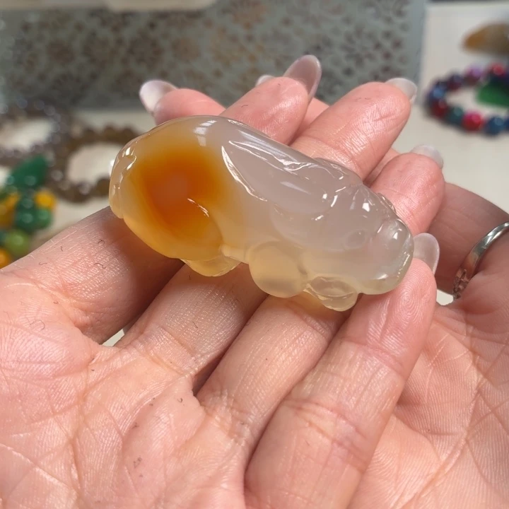 玛瑙/玉髓未镶嵌吊坠(不含链)