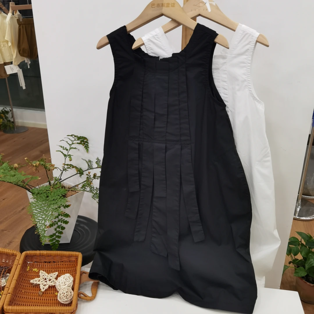 5506 夏季中大童连衣裙 H