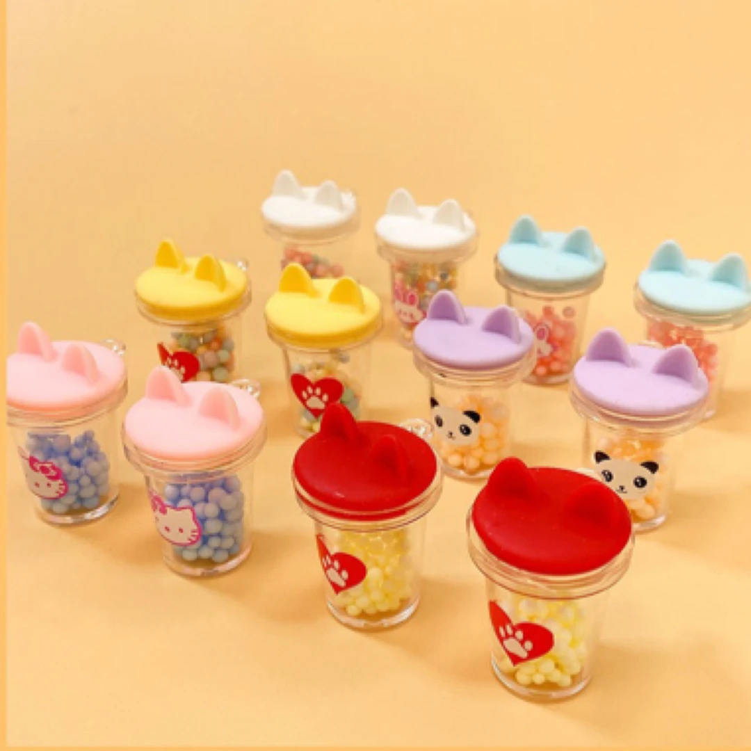 【许愿+九宫格】微缩猫耳朵奶茶杯饮料杯子