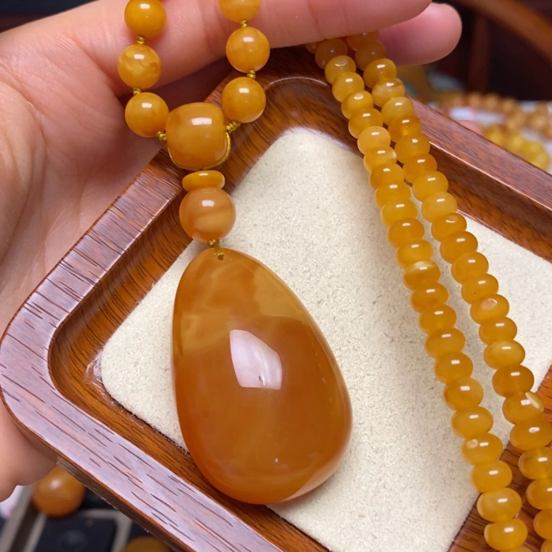 【闪购商品】蜜蜡颈饰未镶嵌项链