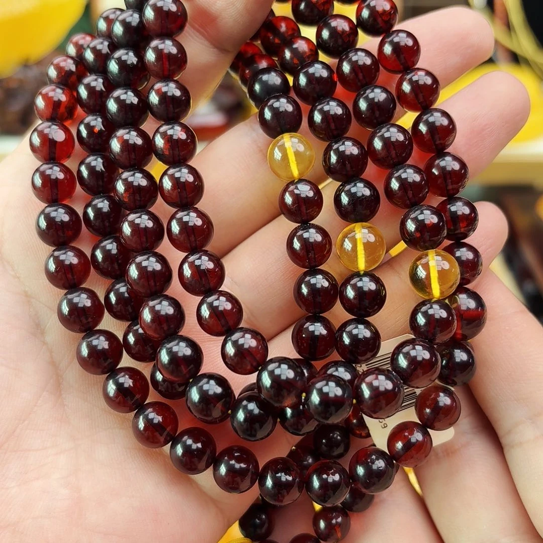 蜜蜡颈饰未镶嵌假一赔十，特价
