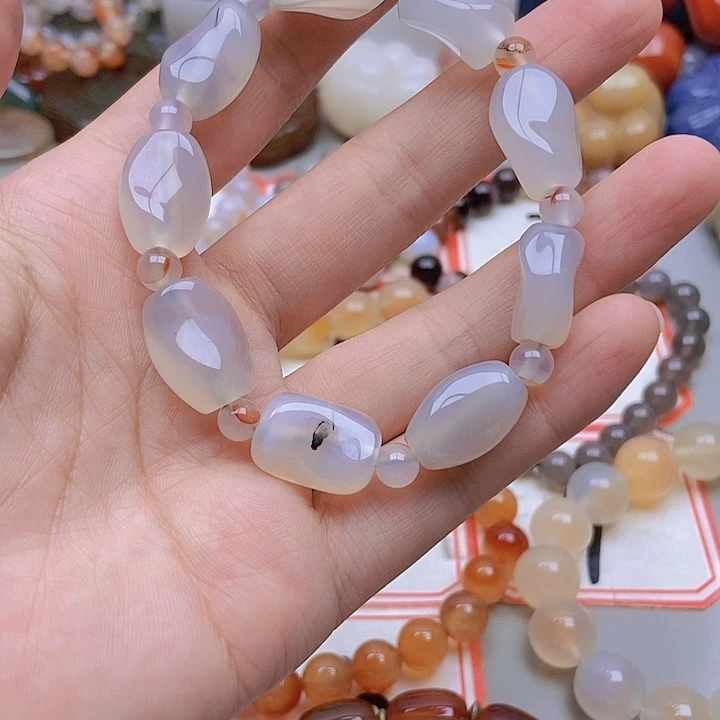 【闪购商品】未镶嵌玛瑙/玉髓珠宝半成品1****5