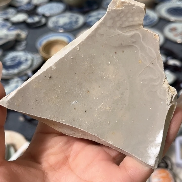 瓷片瓷片茶托喝茶非常不错