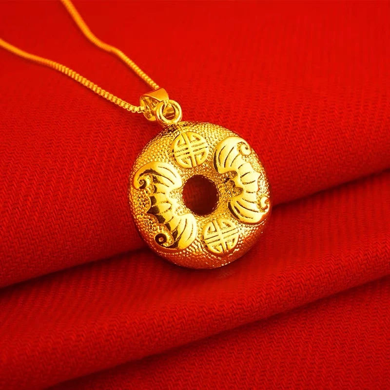 香港金店TY0063平安扣-吊坠时尚饰品女士妈妈气质百搭