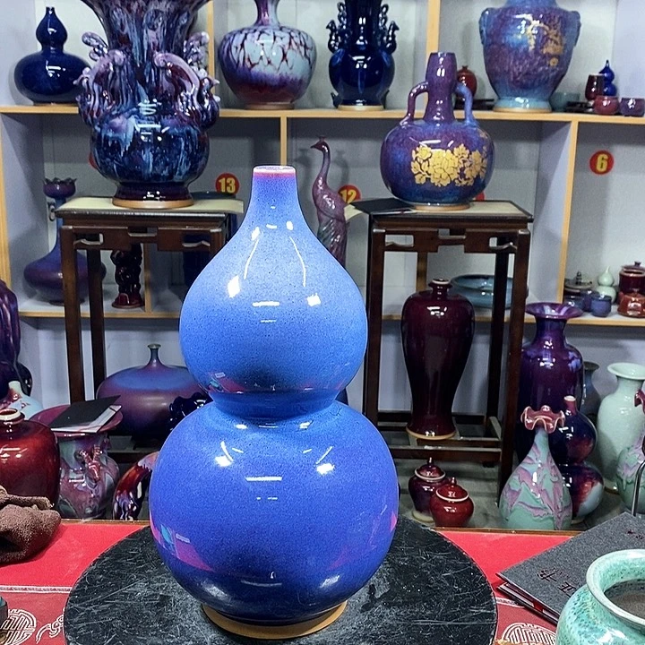 瓶中国神垕精品钧瓷
