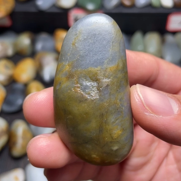 和田玉未镶嵌挂件60