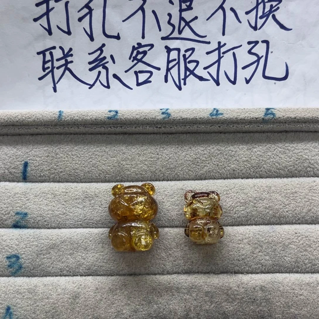 紫***未镶嵌颈饰琥珀天然琥珀