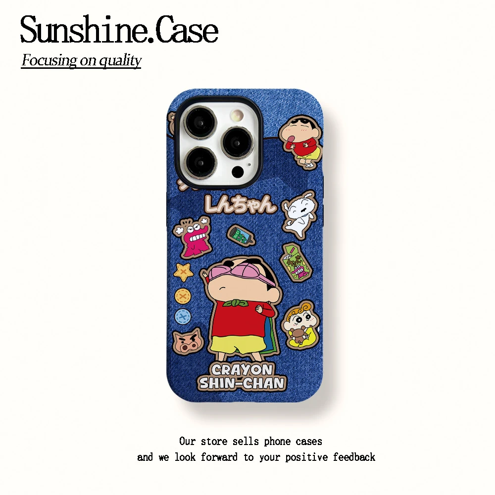 【小臻壳专属】菲林二合一适用苹果华为vivo小米oppo手机壳搞怪小新