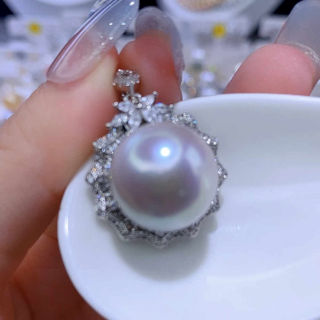 颈饰合金淡水珍珠14.8