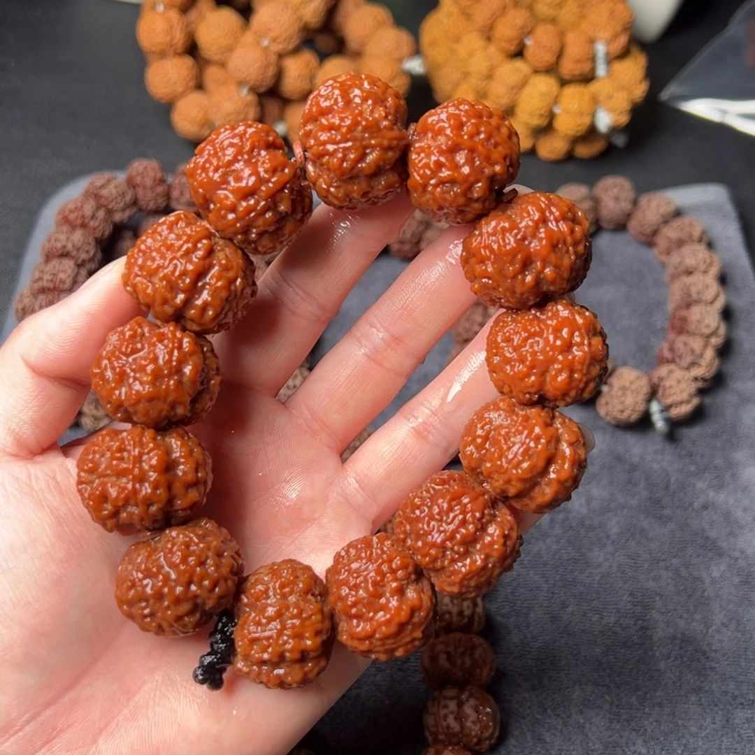 金刚菩提手串顾*爷27尺寸巨无霸梅花次超头