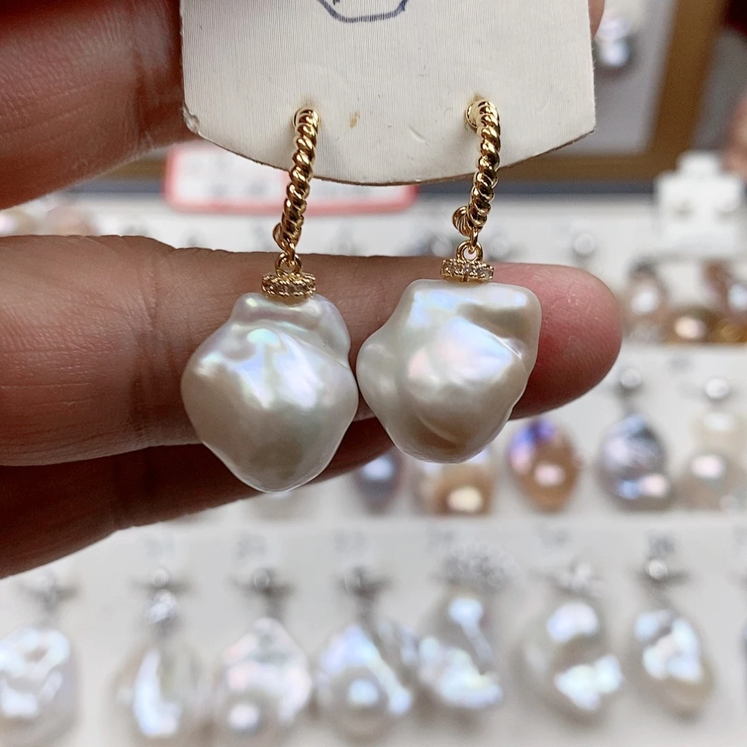 淡水珍珠颈饰银S925镶嵌