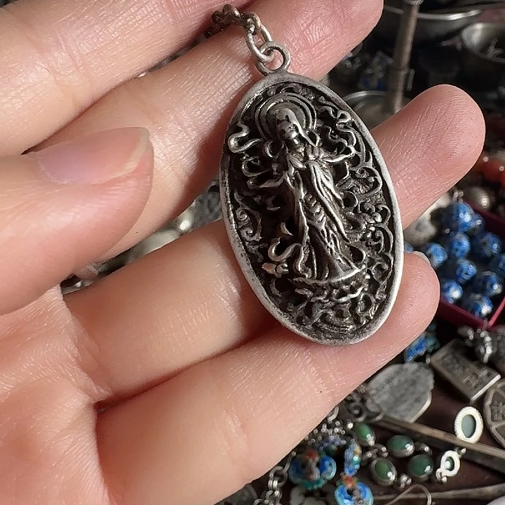 足银玻璃足银挂件一个全品