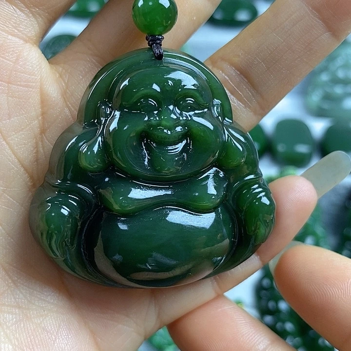 吊坠(不含链)未镶嵌和田玉（碧玉）47