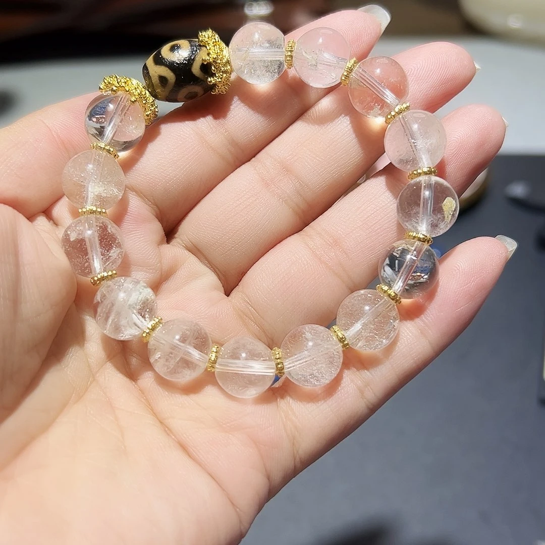 未镶嵌手链水晶喜马拉雅白水晶4号
