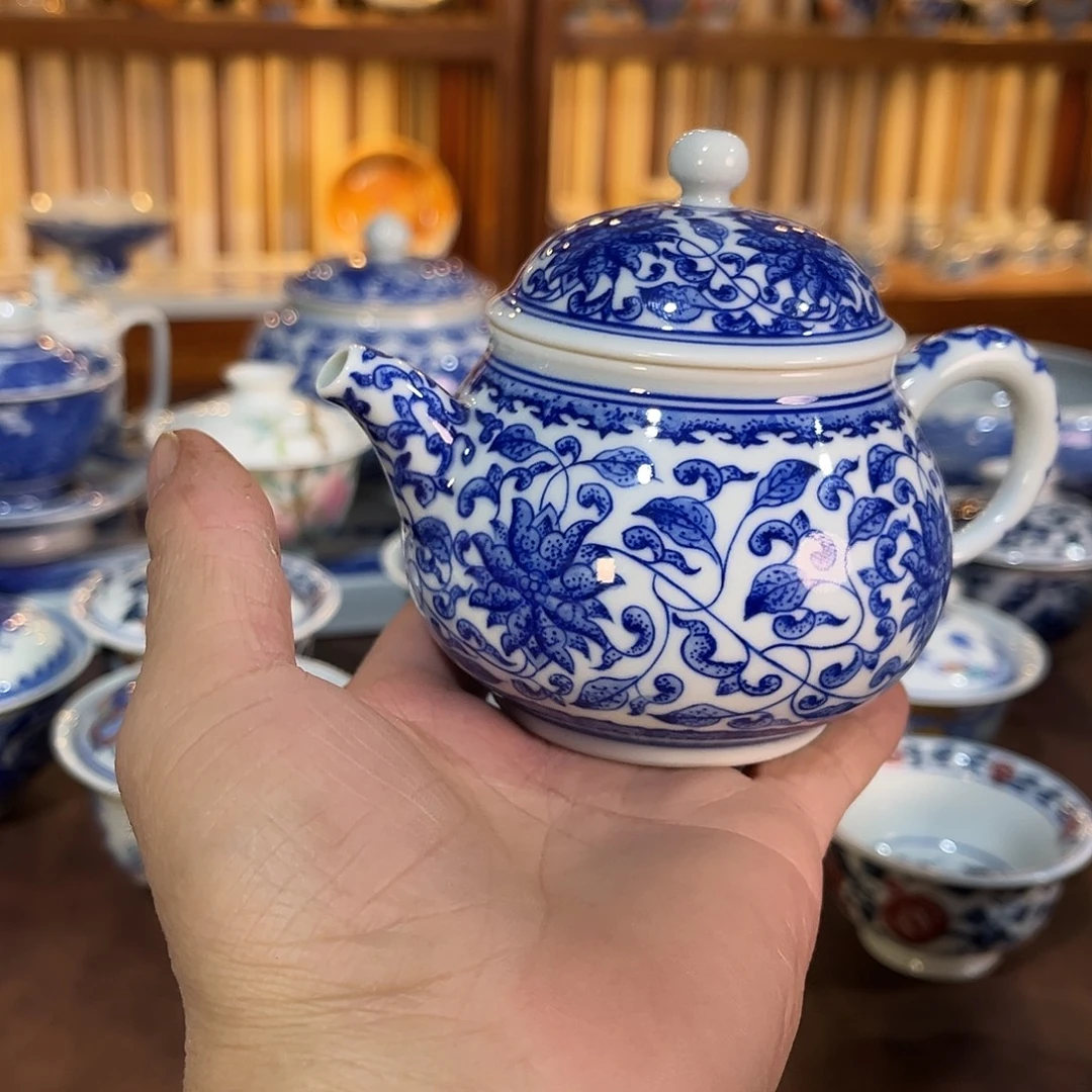 錡镇堂手工手绘绘壶