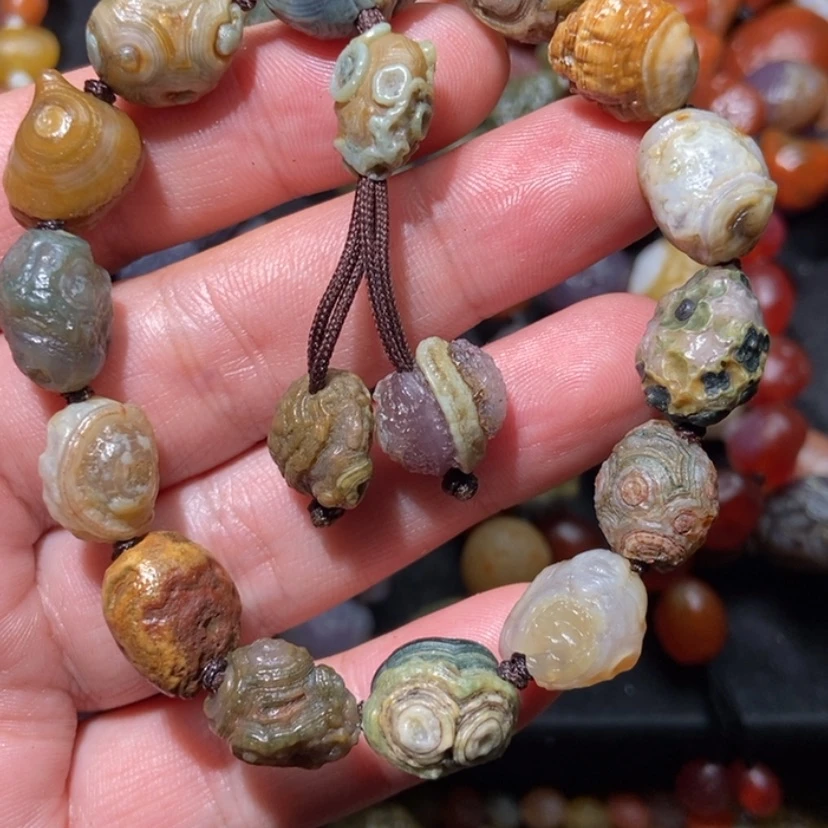 【闪购商品】玛瑙/玉髓项圈合金成*