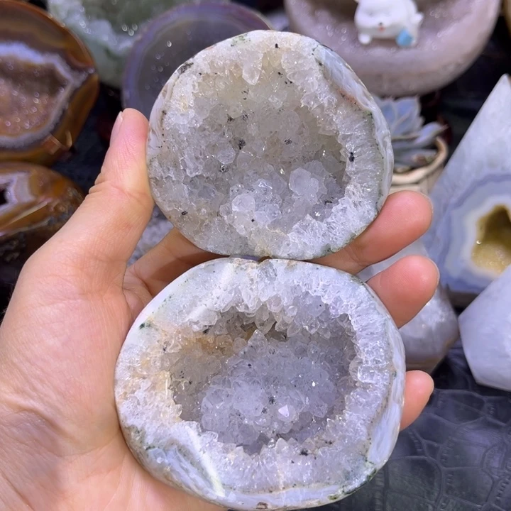 水晶珠宝半成品未镶嵌特价盆