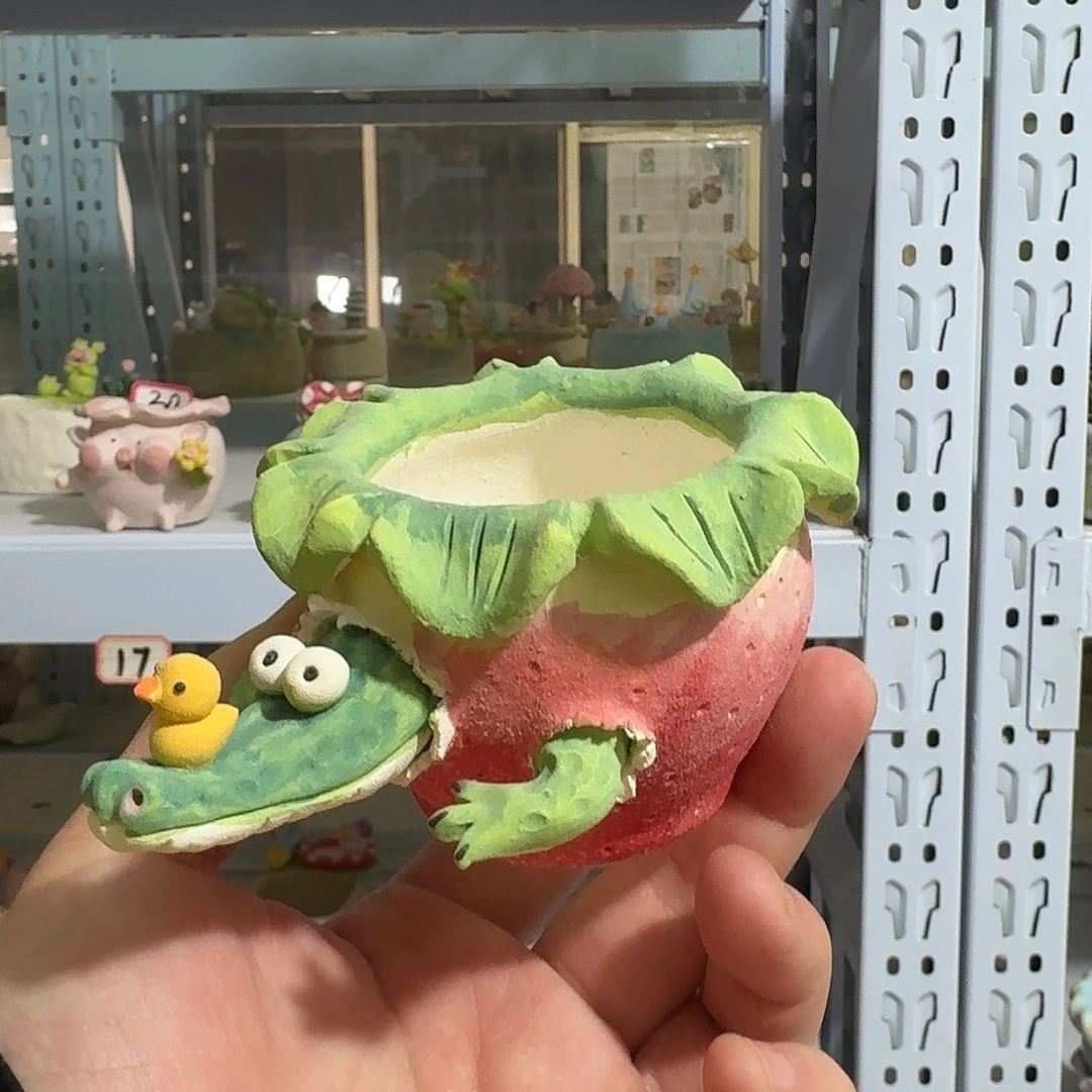 厂家直销手工花盆摆件