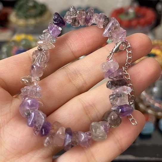 水晶手链未镶嵌矿坑