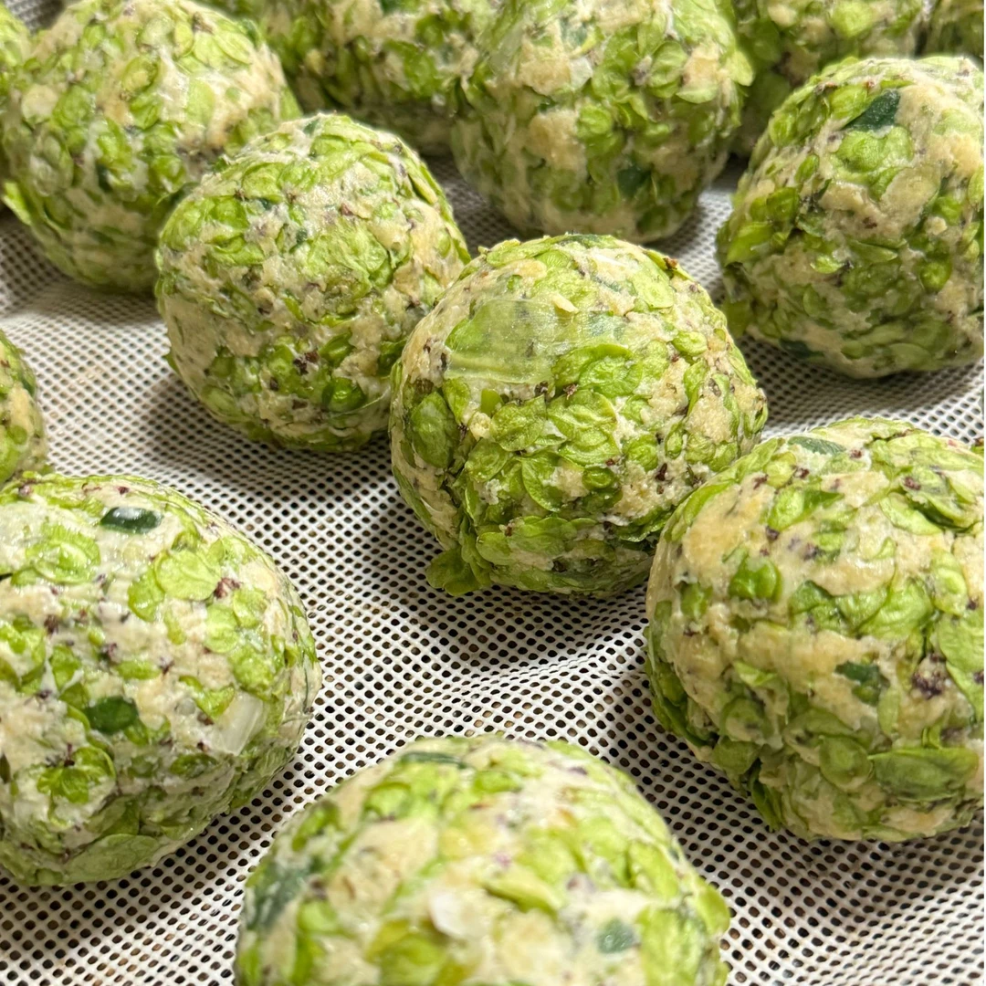 榆钱菜团子野菜粗粮早餐新鲜手工面食主食榆钱杂粮500g