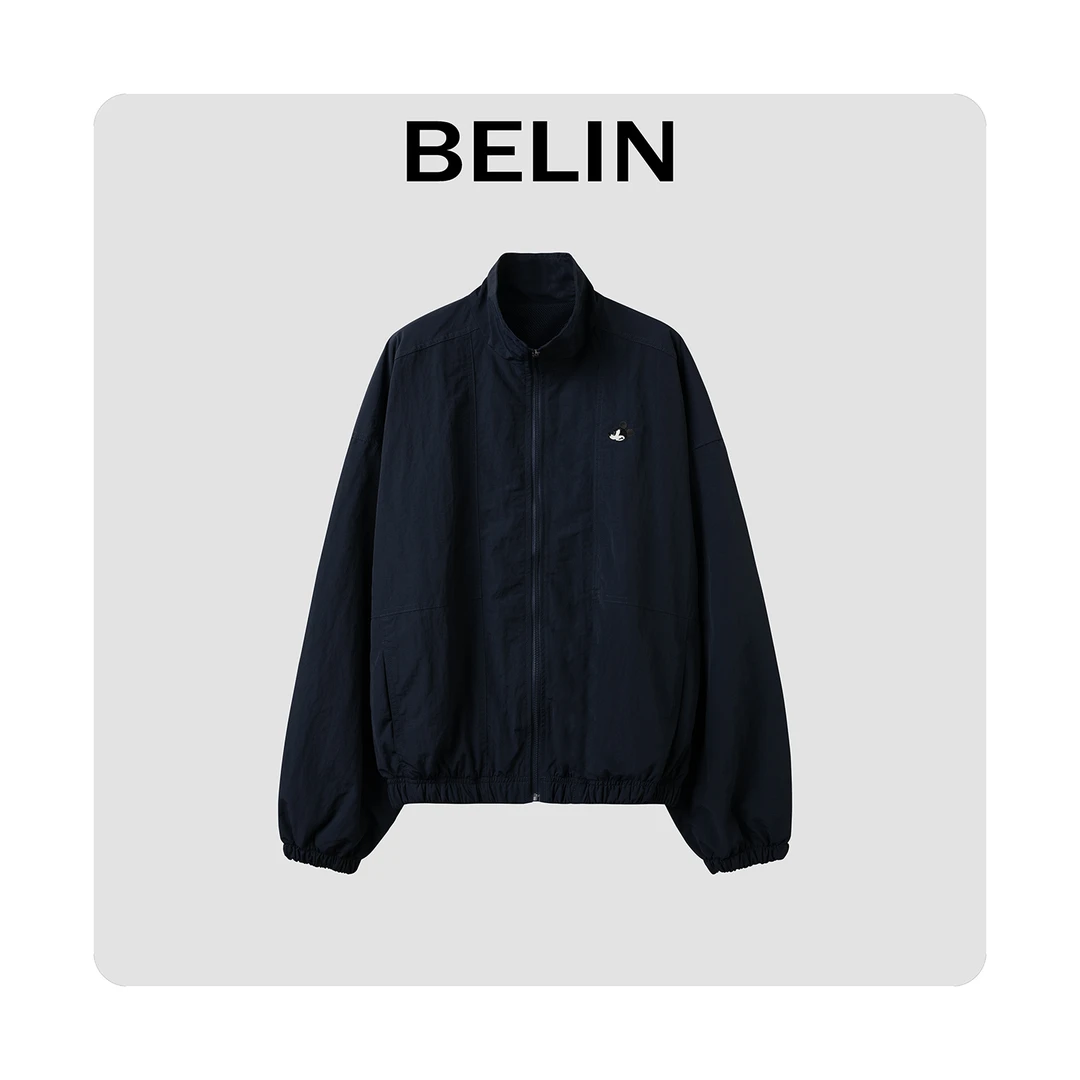 BELIN 米奇刺绣 时尚休闲夹克外套女经典百搭减龄款2025秋季新款