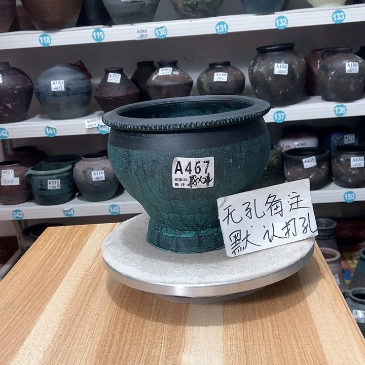 红陶手工制作工艺花盆