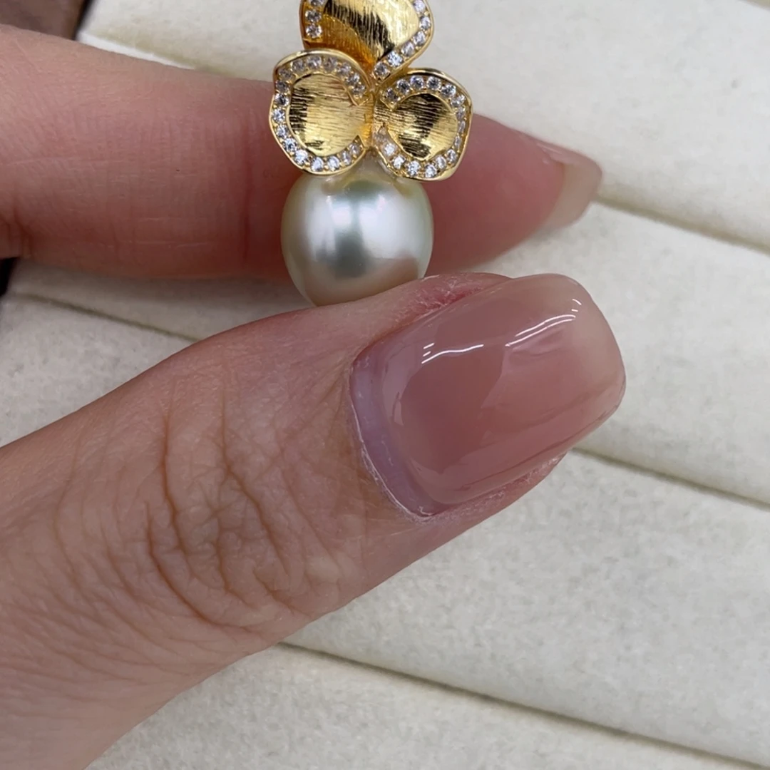 颈饰海水珍珠银S925镶嵌